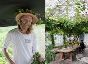 I helgen var det skördefest på Rosendals trädgård på Djurgården