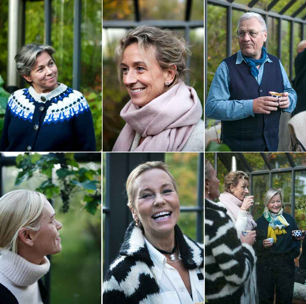 De sex gästerna